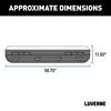 Luverne Truck Equipment IMPACT SHOCK-ABSORBING REAR BUMPER GUARD AND STEP (NO BRACKETS) 415358